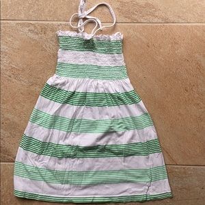 Striped Little Girls Dress.